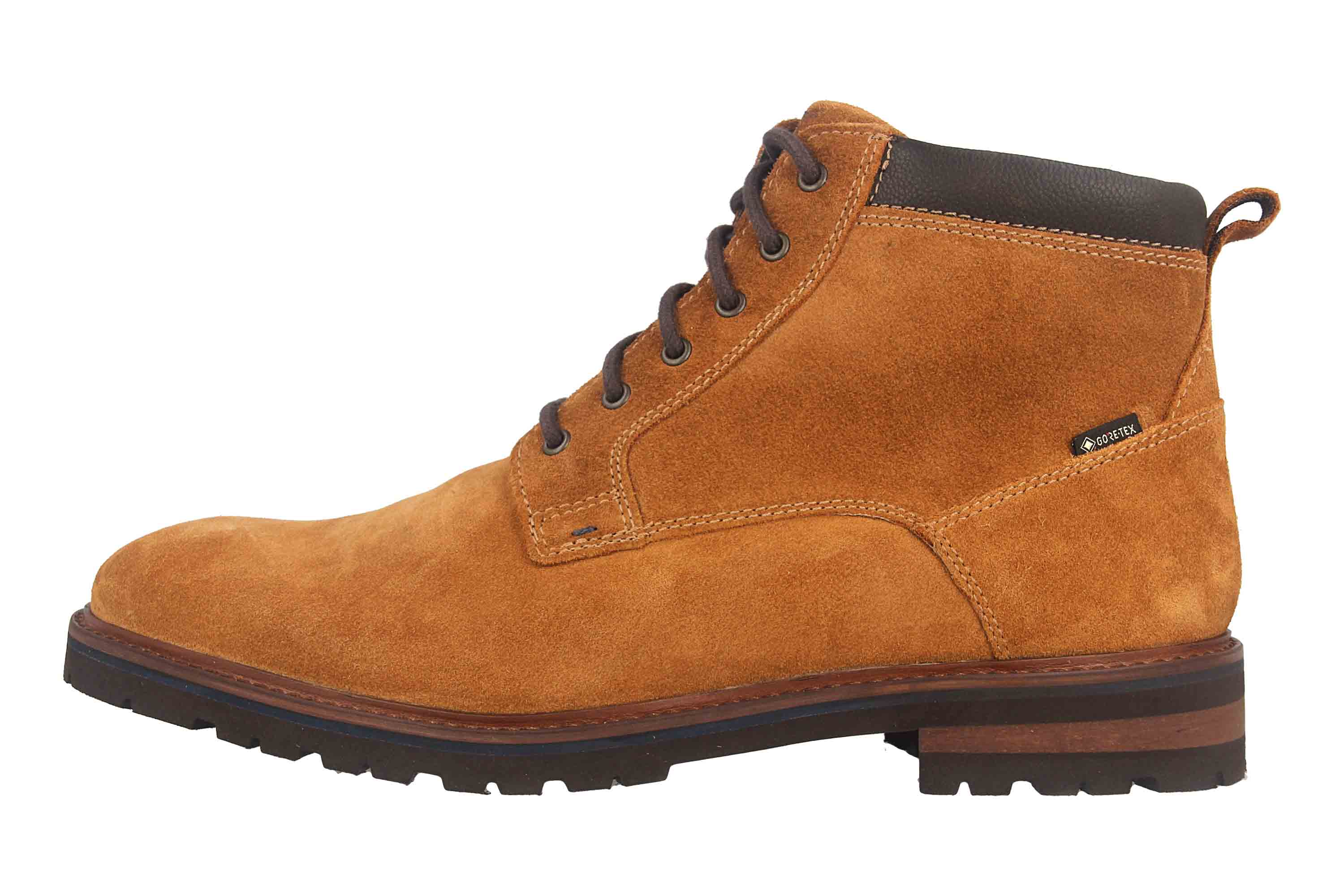 Fretz Men Milano Boots in Übergrößen Braun 6330.9719-89 große Herrenschuhe