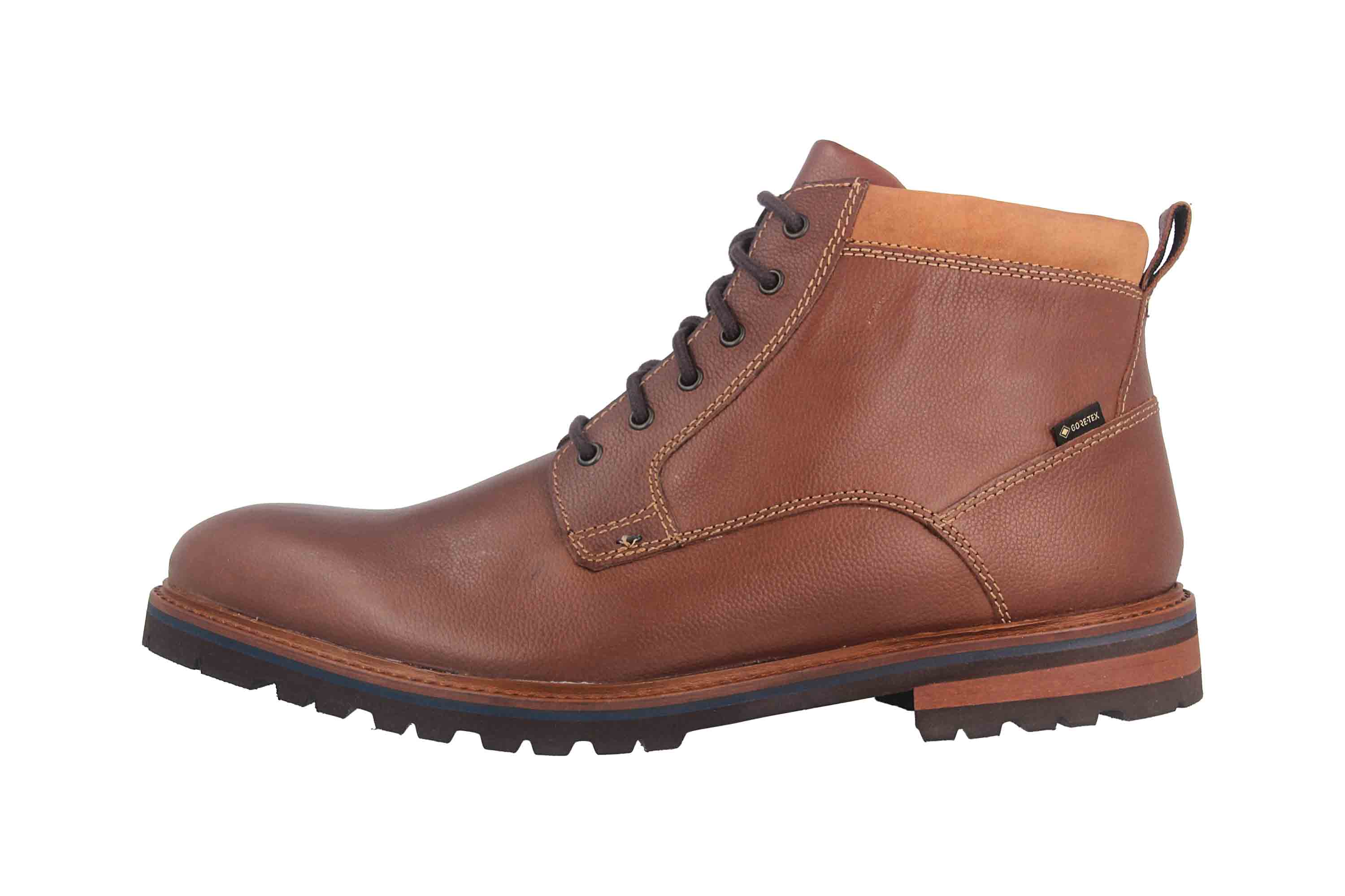 Fretz Men Milano Boots in Übergrößen Braun 6330.9712-12 große Herrenschuhe