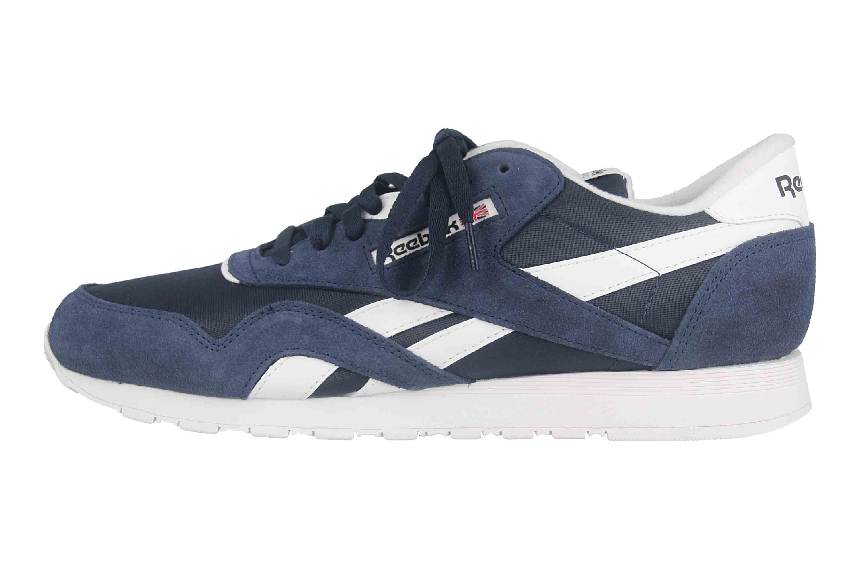 Reebok CLASSIC NYLON Sportschuhe in UbergroBen Blau 100009276 groBe Herrenschuhe schuhplus Schuhe in UbergroBen