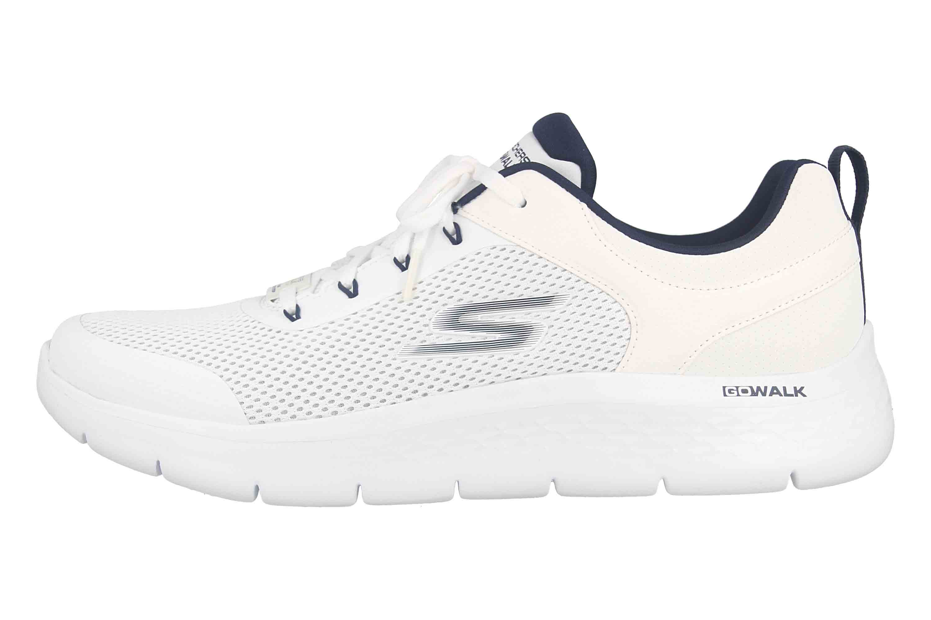 Skechers GO WALK FLEX INDEPENDENT Sportschuhe in Übergrößen Weiß 216495 WNV große Herrenschuhe