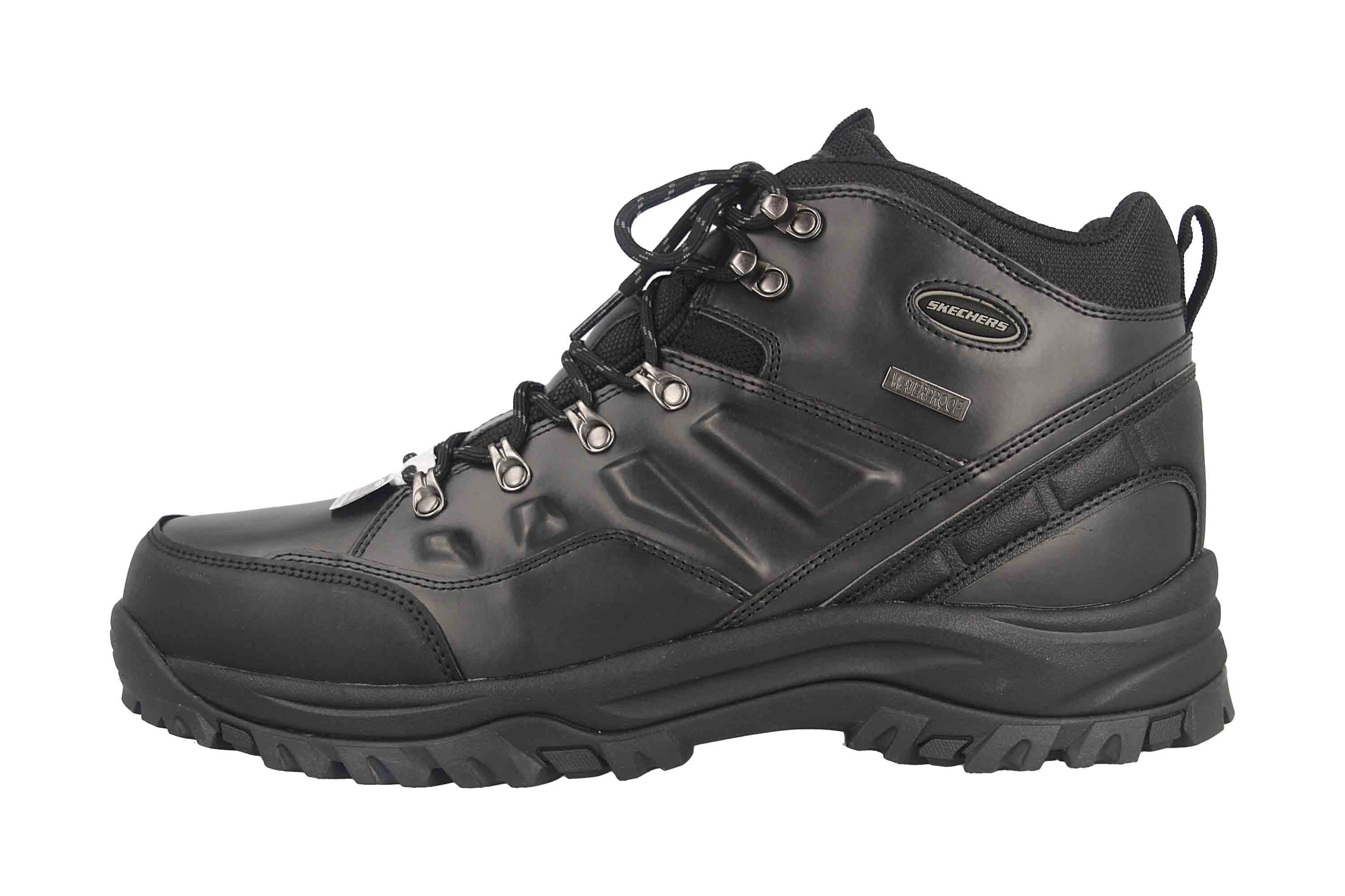 Skechers RELMENT TRAVEN Stiefel in Übergrößen Schwarz 65529 BBK große Herrenschuhe