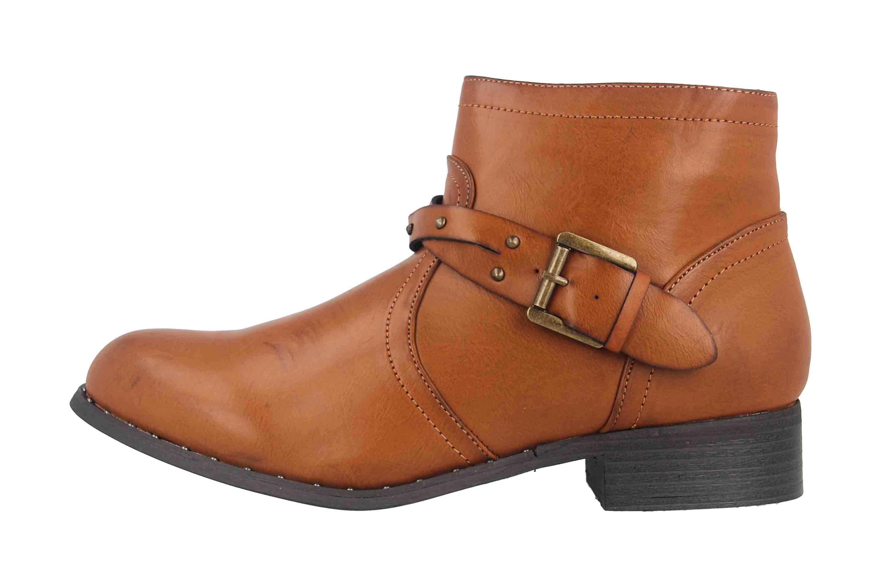 Fitters Footwear Shannon Stiefeletten in Übergrößen Braun 2.239201 Brandy große Damenschuhe