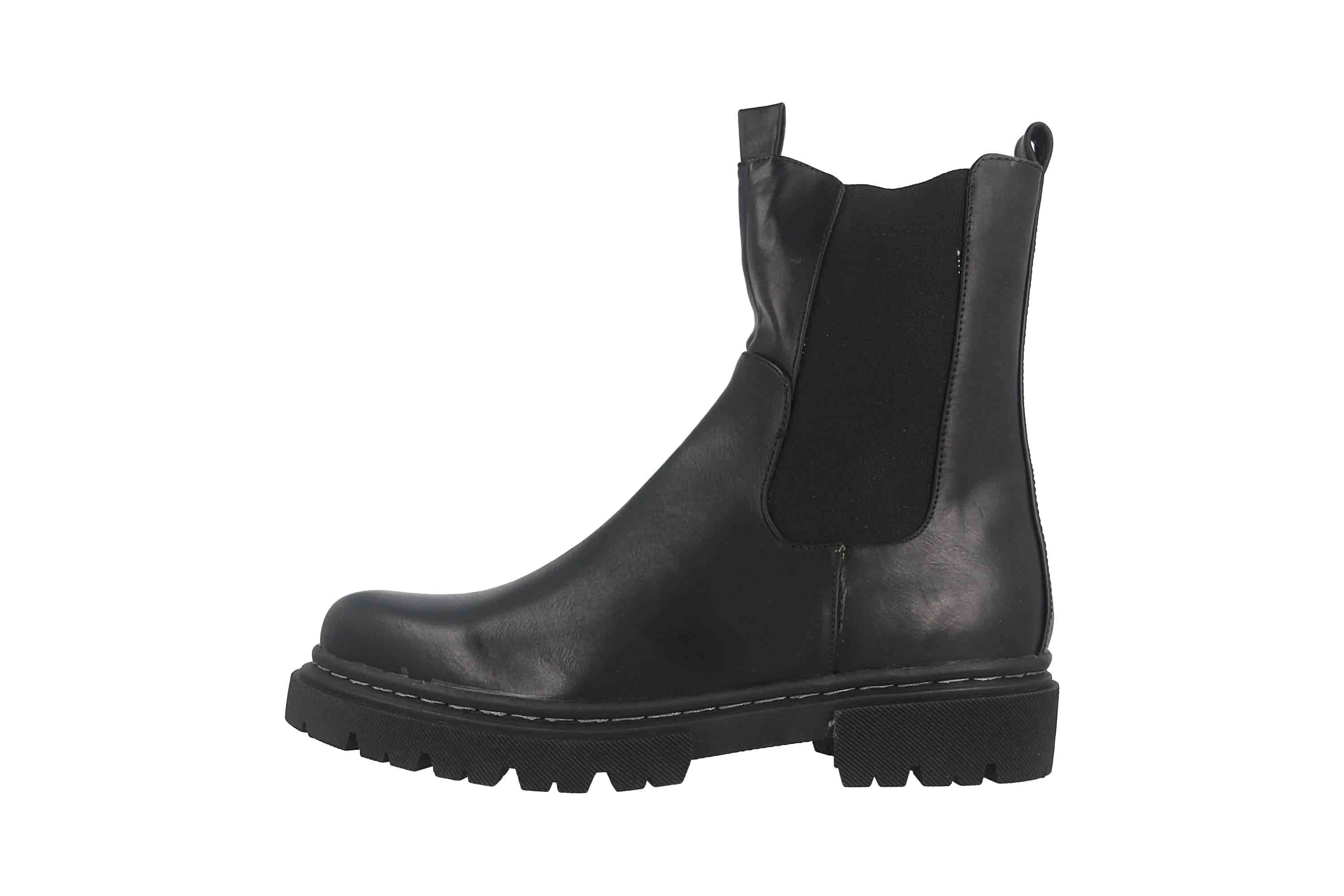 Fitters Footwear Cara Stiefeletten in Übergrößen Schwarz 2.AC3801 Black große Damenschuhe