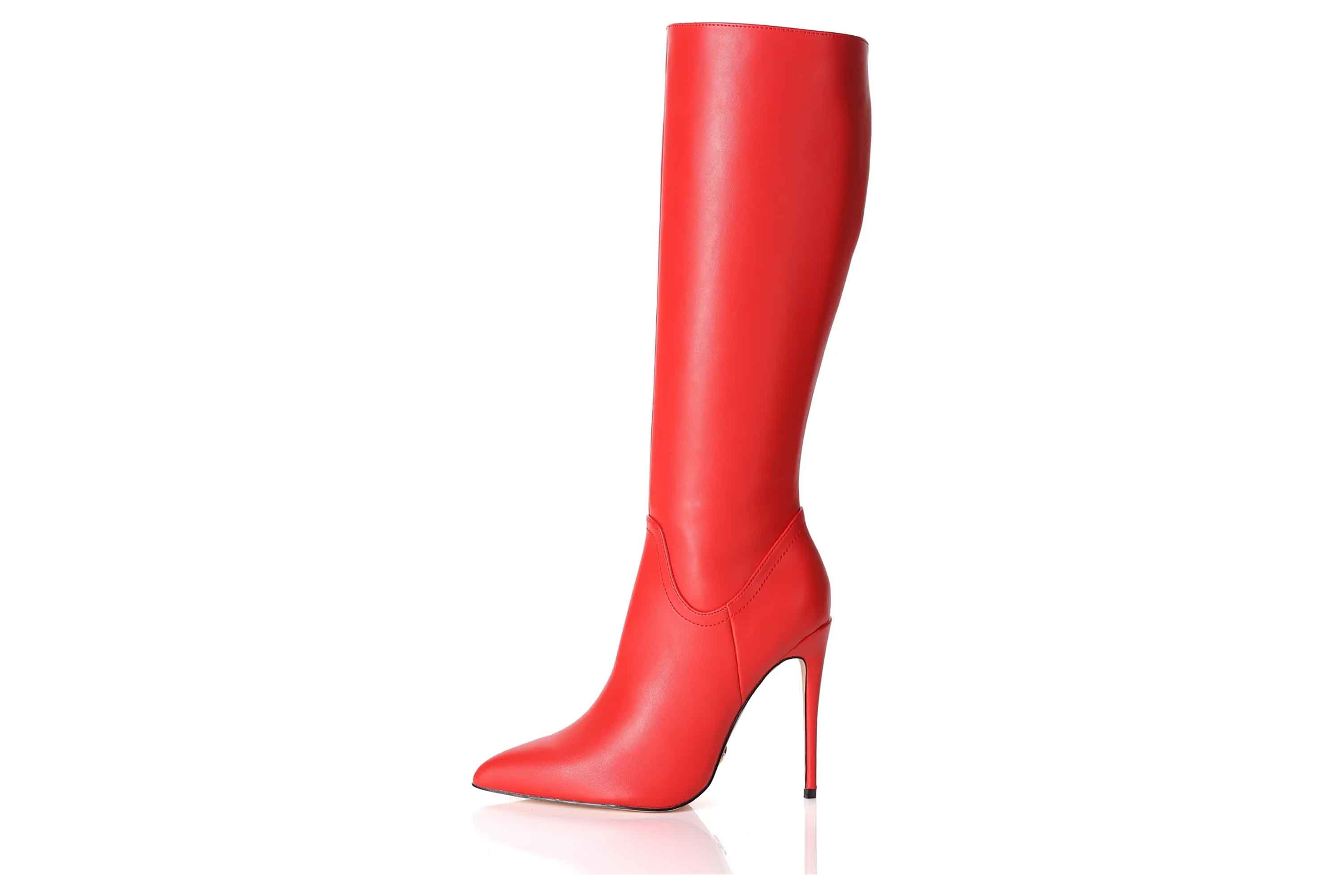 Giaro Stiefel in Übergrößen Rot [D2C] MILA RED MATTE große Damenschuhe