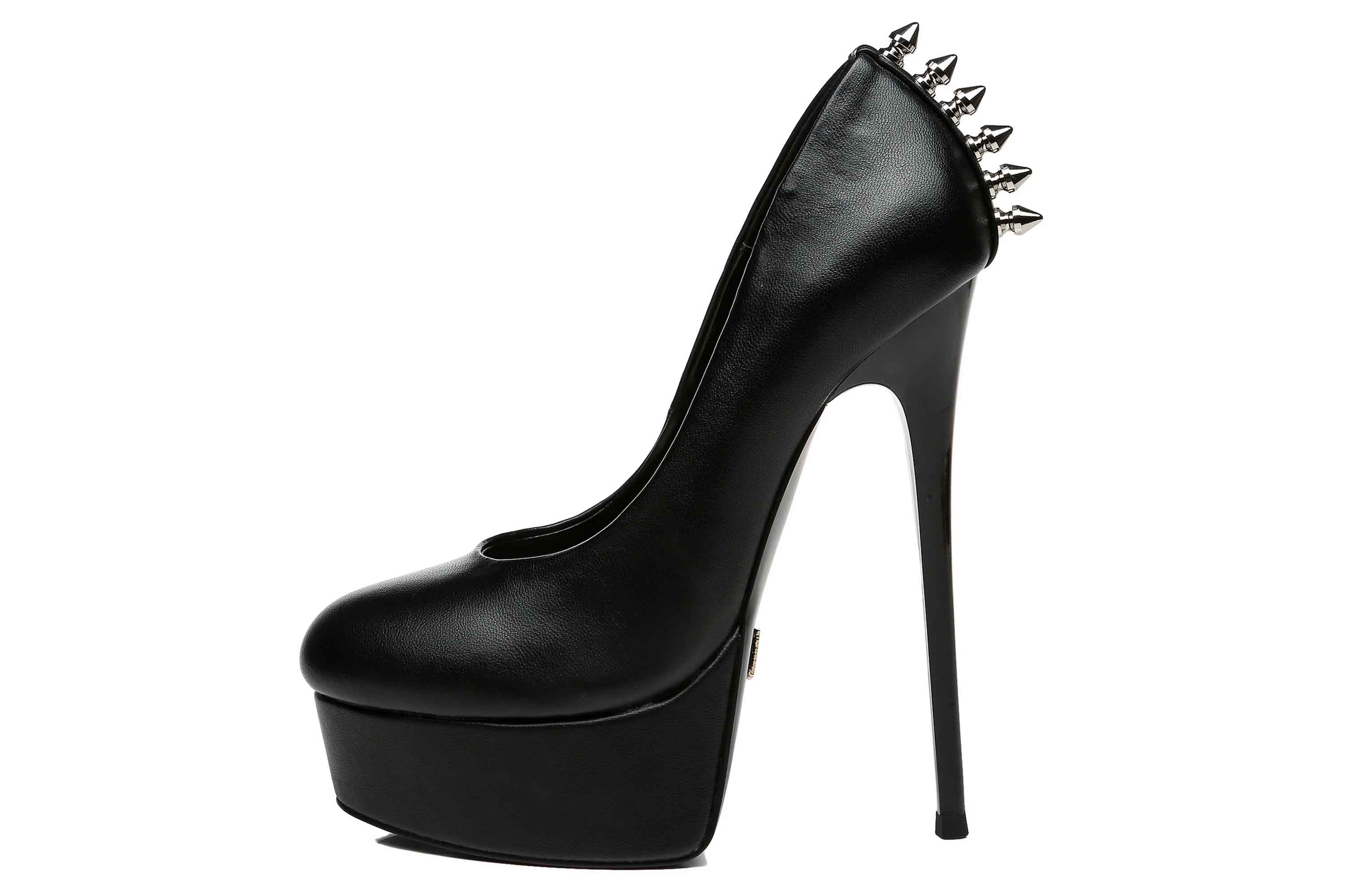 Giaro Pumps in Übergrößen Schwarz [D2C] BAD GIRL BLACK MATTE große Damenschuhe