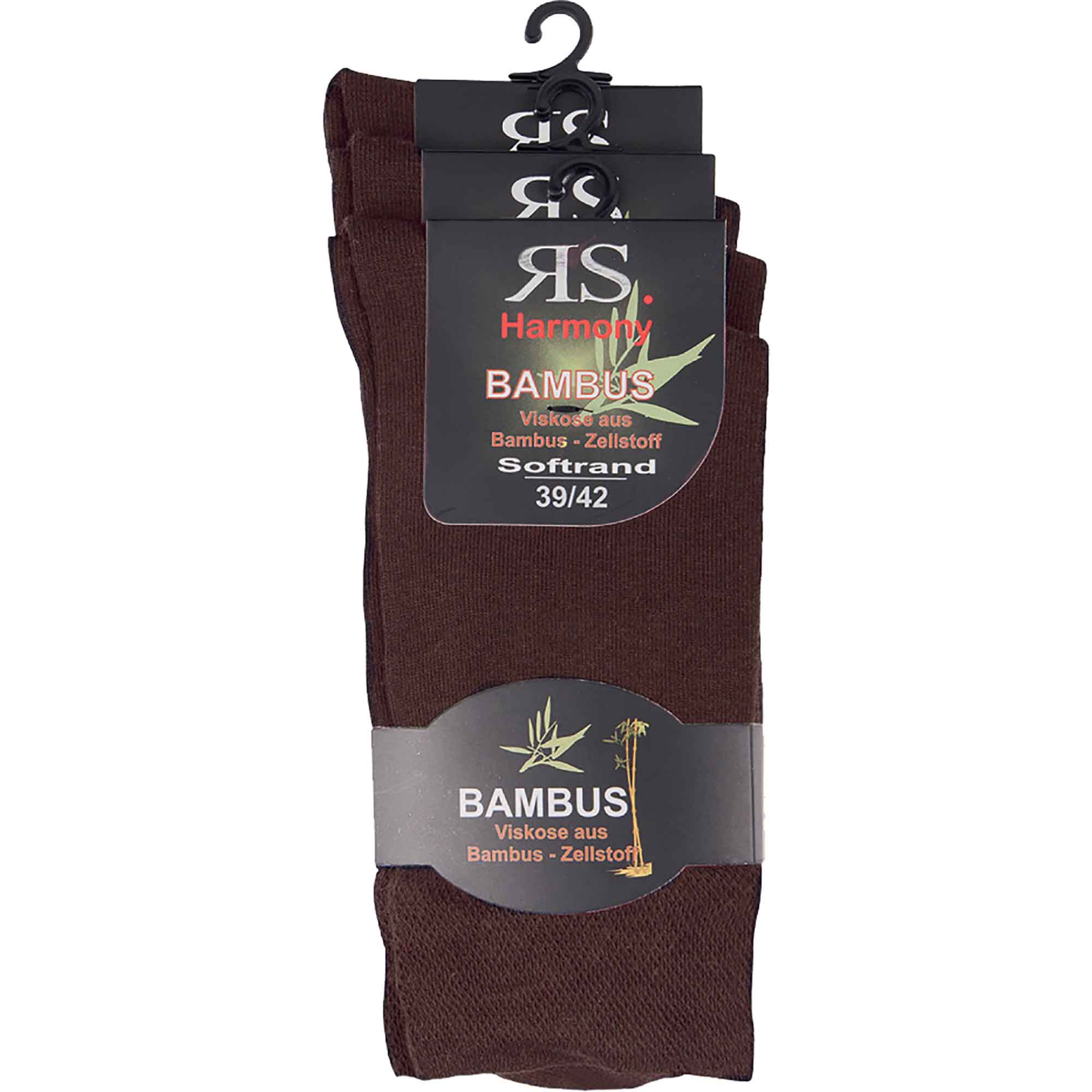 Riese RS. Harmony VISKOSE STRUMPF - BAMBUS -Braun Bambussocken / Lange  Socken Braun 43043 3er Pack | schuhplus - Schuhe in bergren