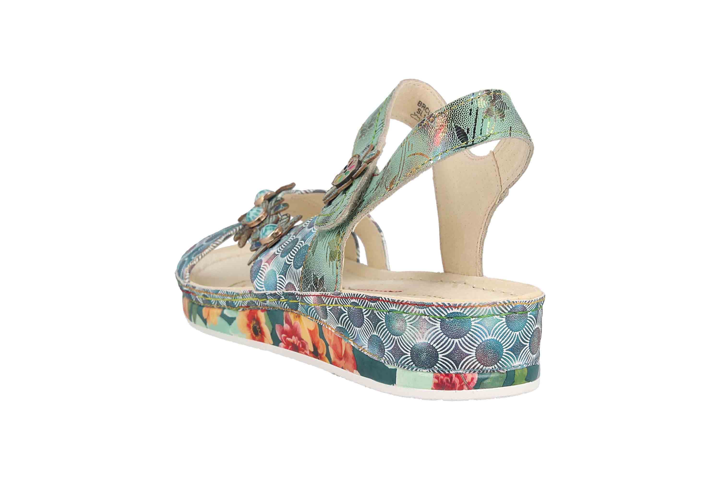 Sandaletten Kaki Sandalen Andypola Penélope Kaki Schuhe Sandalen