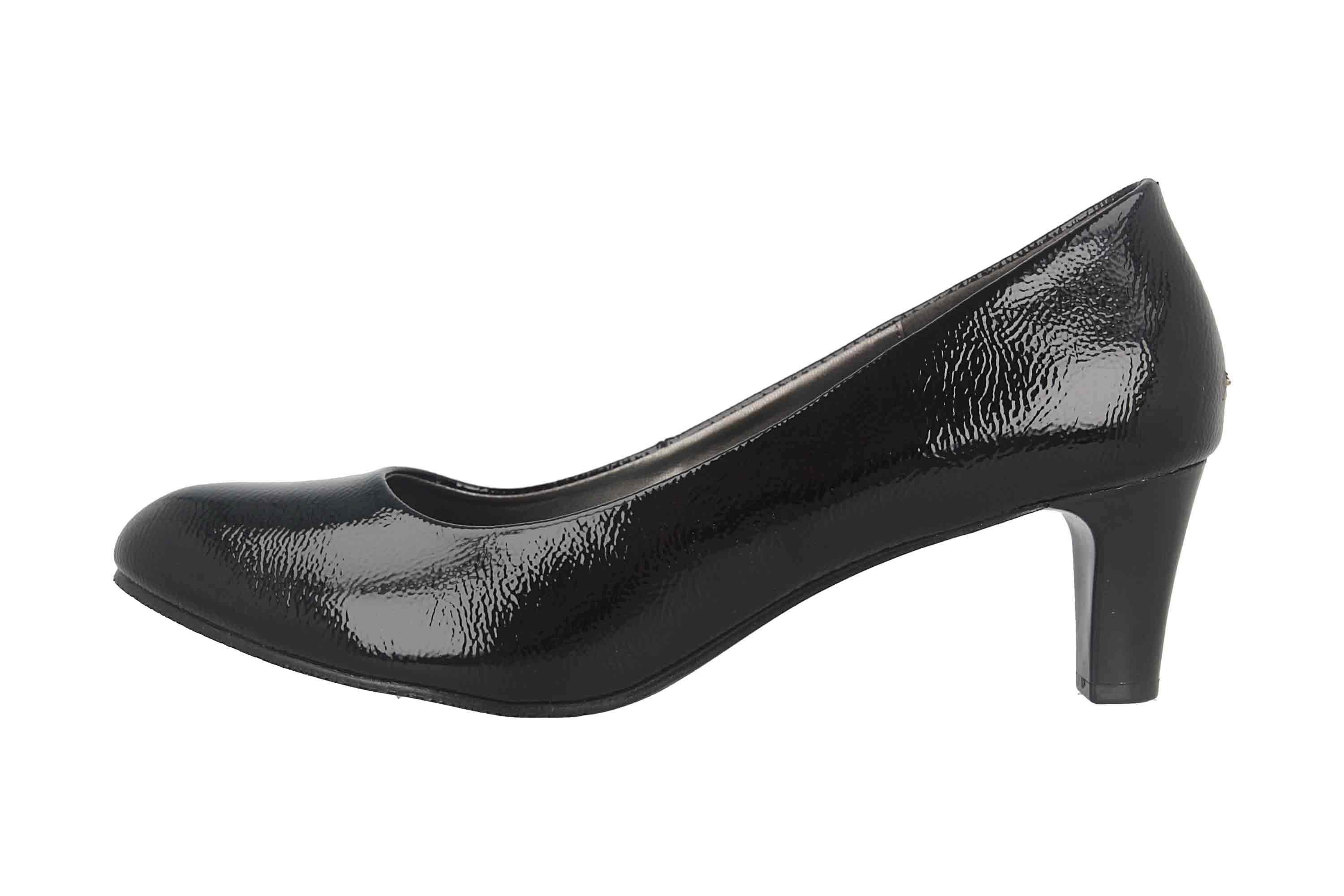 LadyPepp Pumps in Übergrößen Schwarz 2GY0211501 Black Patent große Damenschuhe