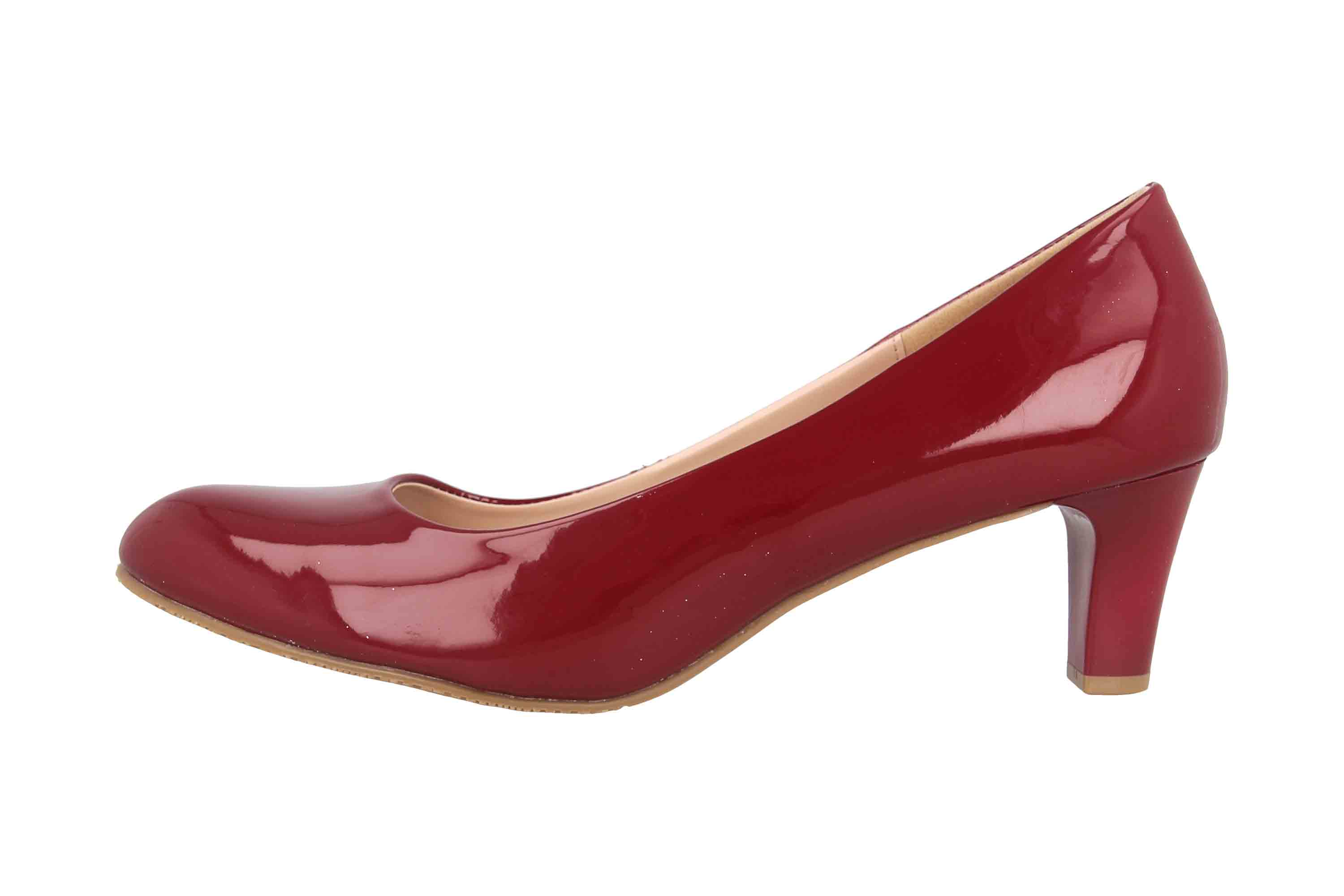 LadyPepp Pumps in Übergrößen Bordeaux 2GY0211501 Burgundy Patent große Damenschuhe