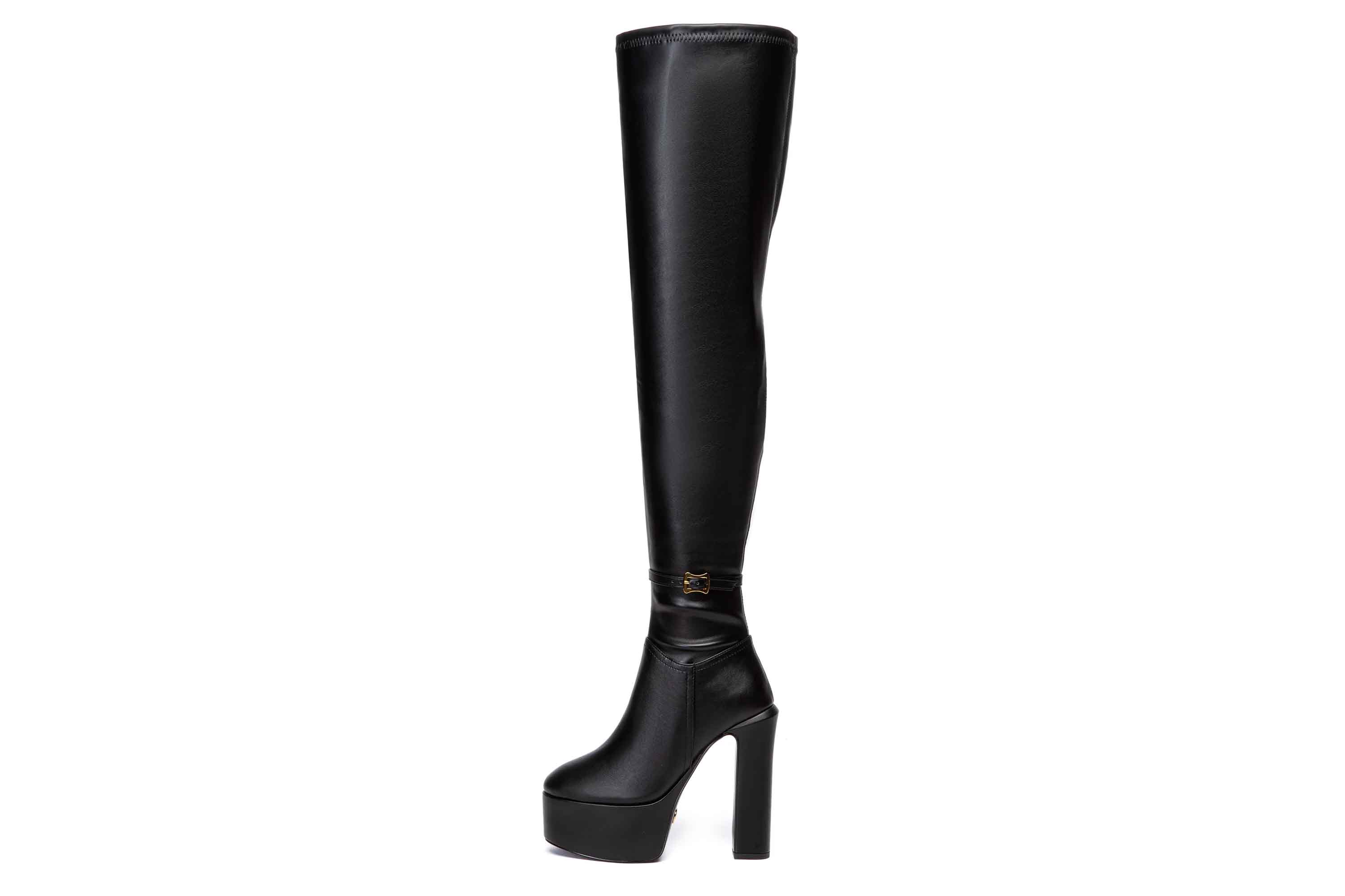 Giaro Stiefel in Übergrößen Schwarz [D2C] BRYANNA BLACK MATTE große Damenschuhe