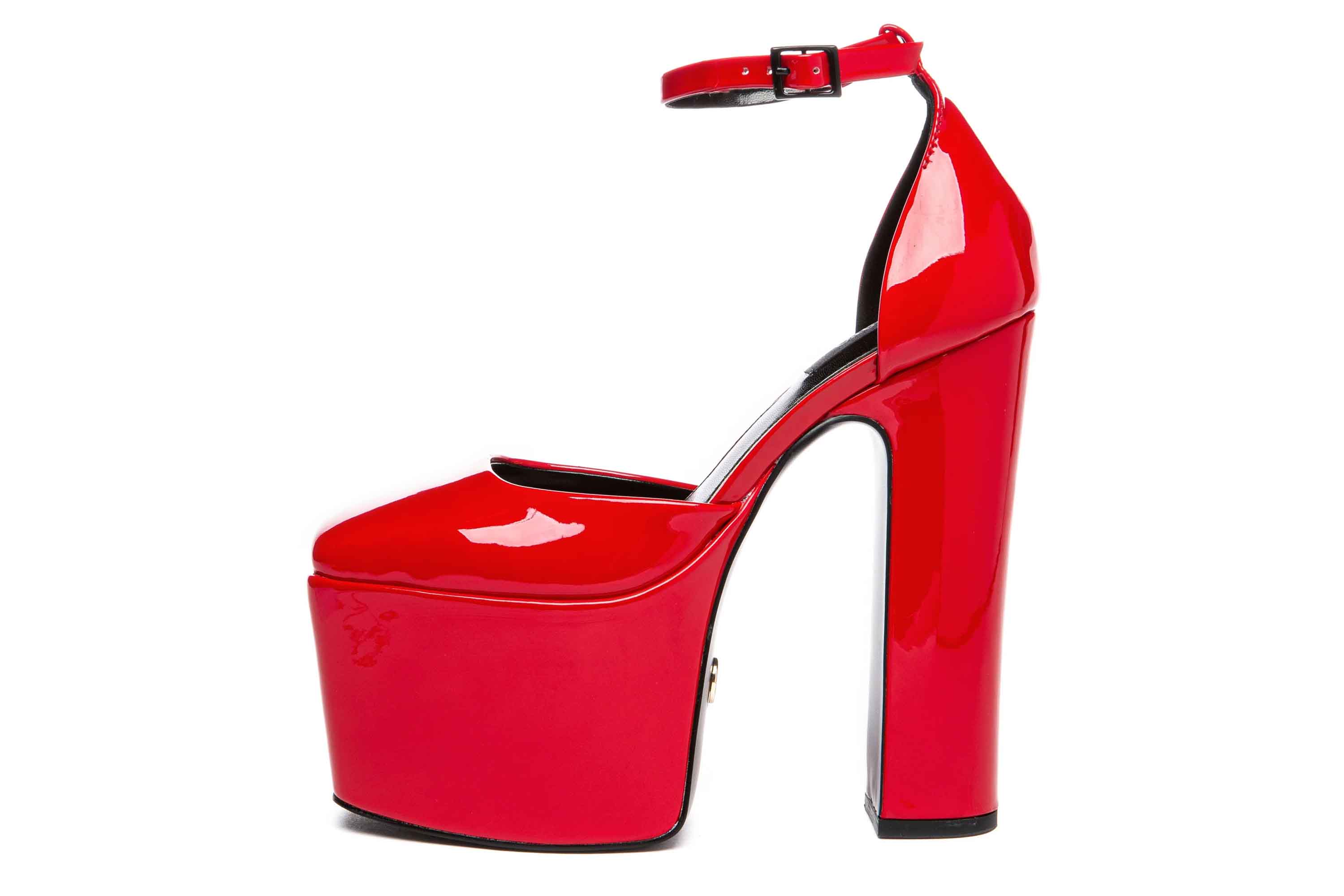 Giaro Pumps in Übergrößen Rot [D2C] SKYRISE RED SHINY große Damenschuhe