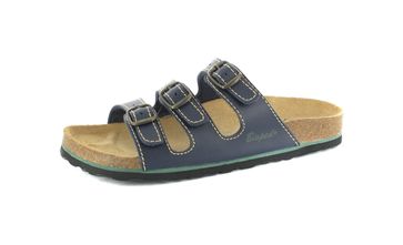 BIOPED -Hausschuhe Pantoletten - Blau Schuhe Günstig