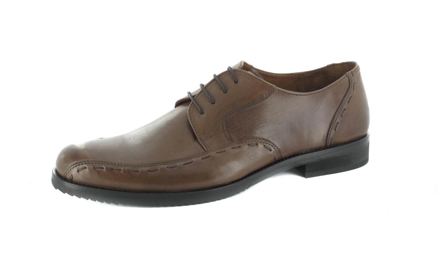 Manz Business-Schuhe in Übergrößen Braun 106002-22-191 große Herrenschuhe