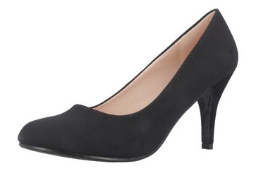 Andres Machado Pumps in Übergrößen Schwarz AM422 Peach Negro große Damenschuhe