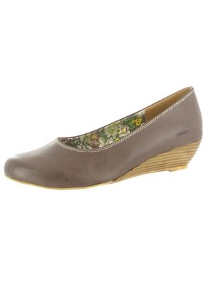 SALE - ANDREA CONTI - Damen Keil-Pumps - Braun Schuhe in Übergrößen