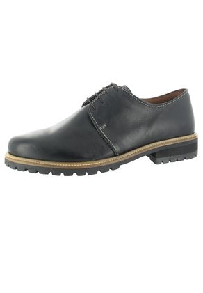 Manz Halbschuhe in Übergrößen Schwarz 140003-02-001 große Herrenschuhe