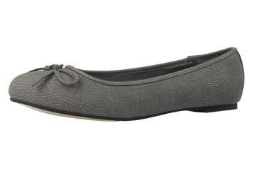 Andres Machado Ballerinas in Übergrößen Grau TG104 Pull Gris große Damenschuhe