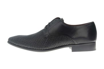 SALE - MANZ - Herren Business Schuhe - Schwarz Schuhe in Übergrößen 155002-02-001
