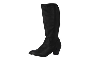 Andres Machado Stiefel in Übergrößen Schwarz AM385 Soft Negro große Damenschuhe