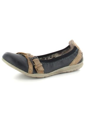 Mustang Shoes Ballerinas in Übergrößen Schwarz 1181-202-9 große Damenschuhe