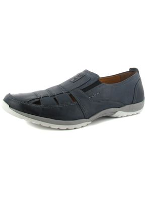 Fretz Men Slipper in Übergrößen Blau 5414.1537-32 große Herrenschuhe