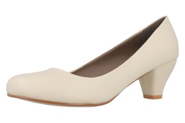 ANDRES MACHADO - Damen Pumps Brautschuhe - Beige Schuhe in Übergrößen
