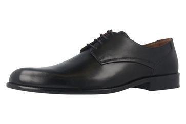 MANZ - Herren Business Schuhe - Schwarz Schuhe in Übergrößen