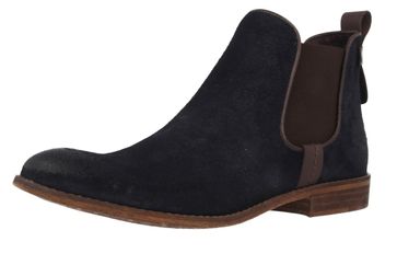 MUSTANG - Damen Chelsea Boots - Blau Schuhe in Übergrößen