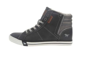 Mustang Shoes High Top Sneaker in Übergrößen Grau 1146-601-259 große Damenschuhe