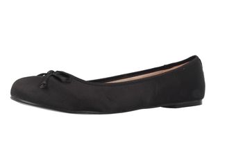 Andres Machado Ballerinas in Übergrößen Schwarz TG104 Raso Negro große Damenschuhe