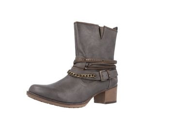 Mustang Shoes Stiefeletten in Übergrößen Grau 1197-504-20 große Damenschuhe