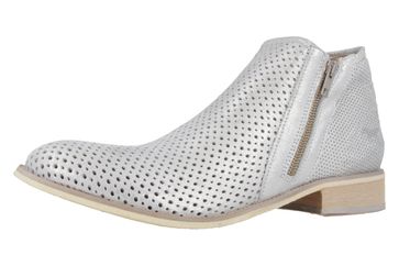 Mustang Shoes Boots in Übergrößen Silber 2856-501-21 große Damenschuhe