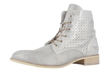 Mustang Shoes Boots in Übergrößen Silber 2856-502-21 große Damenschuhe