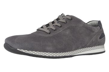 Fretz Men Halbschuhe in Übergrößen Grau 4922.1659-53 große Herrenschuhe