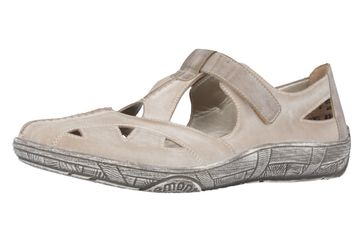 REMONTE - Damen Spangenballerinas - Grau Schuhe in Übergrößen