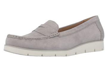 Gabor Mokassin in Übergrößen Grau 44.220.19 große Damenschuhe