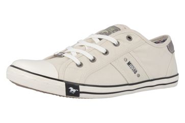 Mustang Shoes Sneaker in Übergrößen Elfenbein 1099-302-203 große Damenschuhe