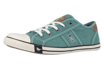 Mustang Shoes Sneaker in Übergrößen smaragd 1099-302-760 große Damenschuhe
