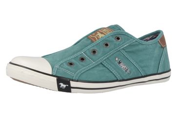 Mustang Shoes Sneaker in Übergrößen Türkis 1099-401-760 große Damenschuhe