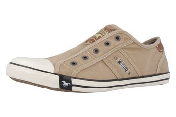Mustang Shoes Sneaker in Übergrößen Beige 1099-401-4 große Damenschuhe