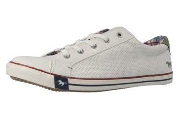 Mustang Shoes Sneaker in Übergrößen Weiß 1099-304-17 große Damenschuhe