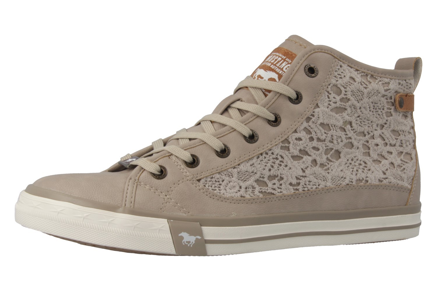 1146 Top 507 4 Große Sneaker Übergrößen Shoes High In Mustang Beige cj354LAqRS