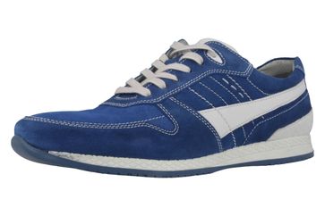 Fretz Men Halbschuhe in Übergrößen Blau 4950.3859-67 große Herrenschuhe