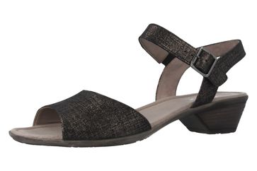 GABOR - Damen Sandaletten - Schwarz Metallic Schuhe in Übergrößen