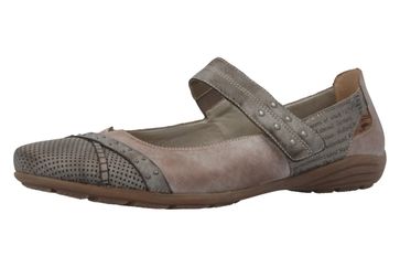 REMONTE - Damen Spangenballerinas - Braun Schuhe in Übergrößen