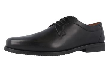 Manz Businessschuhe in Übergrößen Schwarz 134038-02-001 große Herrenschuhe