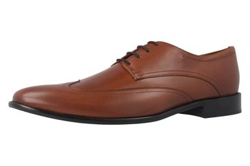 Manz Businessschuhe in Übergrößen Braun 113061-02-175 große Herrenschuhe