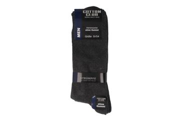 Cotton Club Socken in Übergrößen Grau 4097-2 große Herrenschuhe