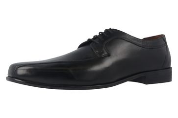 Manz Business-Schuhe in Übergrößen Schwarz 134005-02-001 große Herrenschuhe