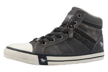 Mustang Shoes High Top Sneaker in Übergrößen Grau 1146-508-259 große Damenschuhe